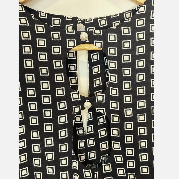 Reformation Killian Dress Classic Neutral black white Size Small NEW Pearls *f67 - Picture 15 of 16